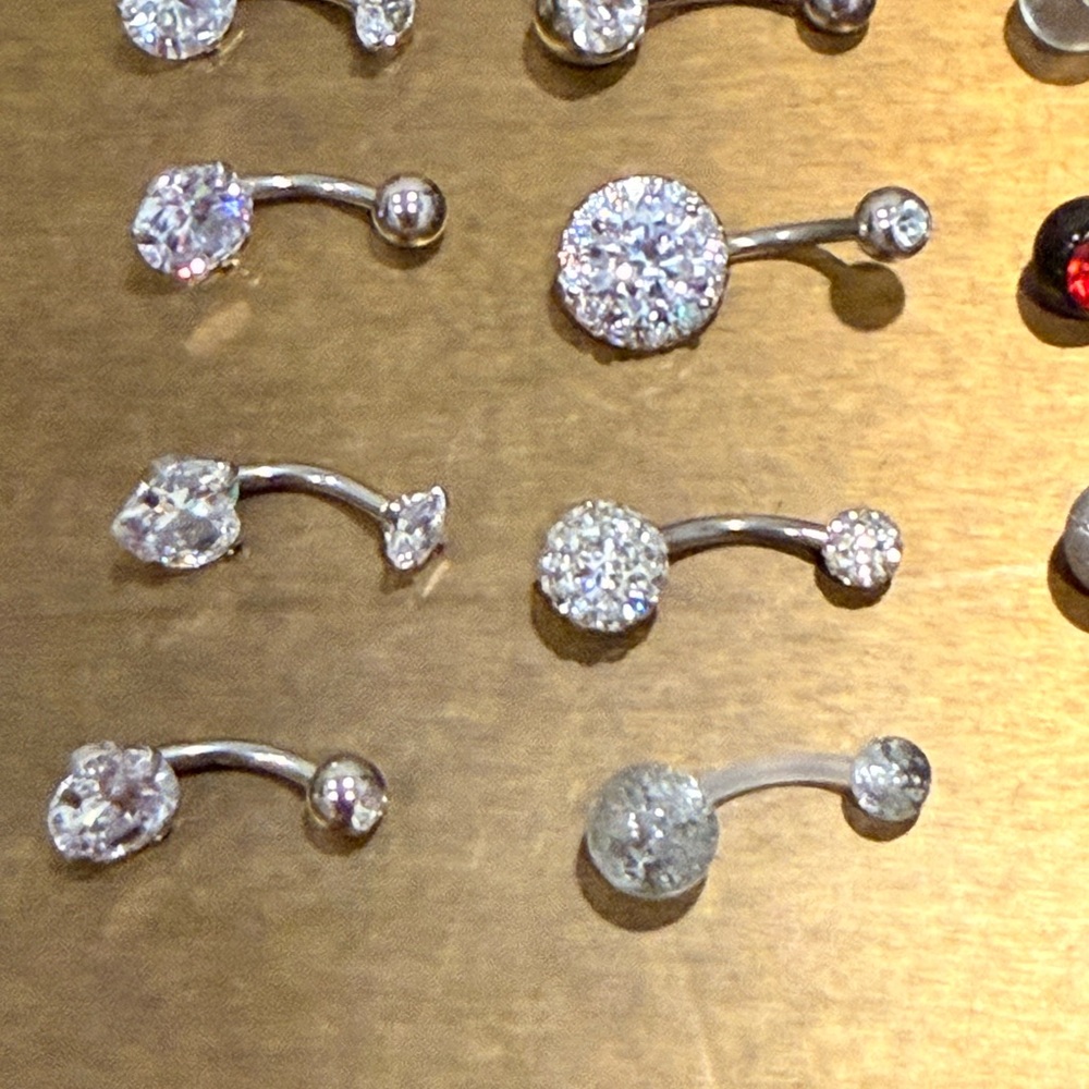 Belly Button Rings Set - Picture 2 of 3